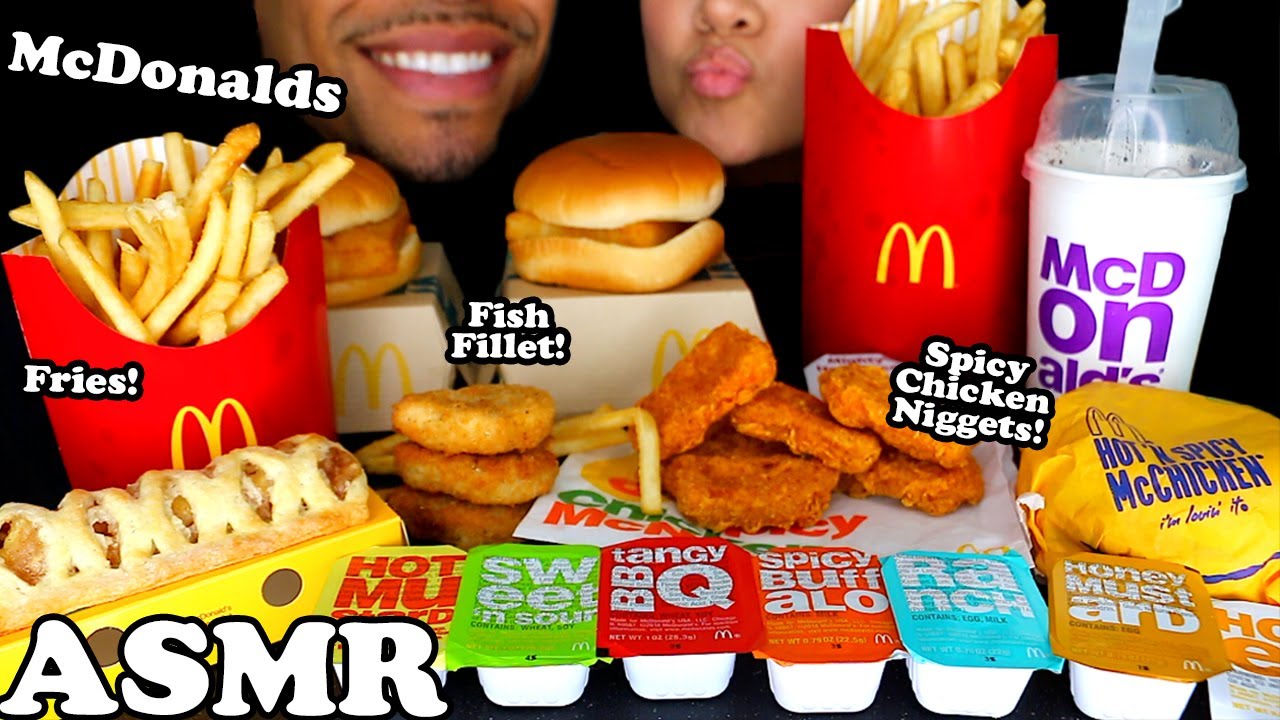 MCDONALDS MUKBANG ASMR WITH WIFE