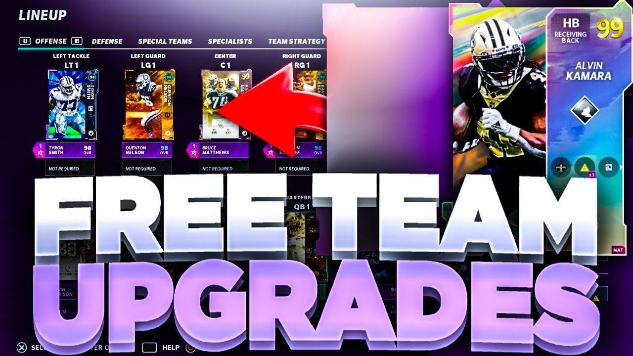 FREE 99 OVERALL TEAM UPGRADE! | FREE PLAYER METHOD + COIN MAKING UPGRADE NO MONEY SPENT MADDEN 21!
