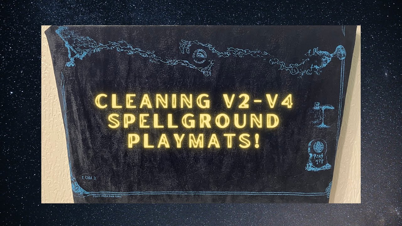 How to Safely Clean your Spellground Playmat V2-V4!