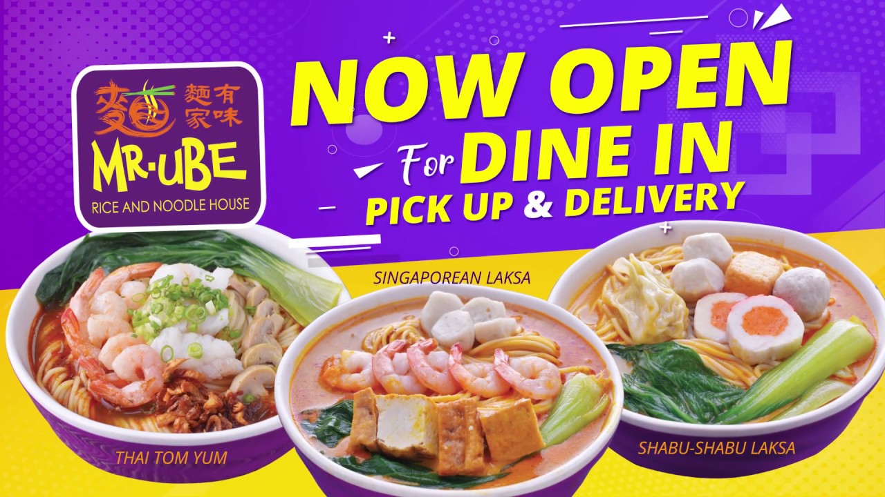 Mr Ube Rice and Noodle House is now open!