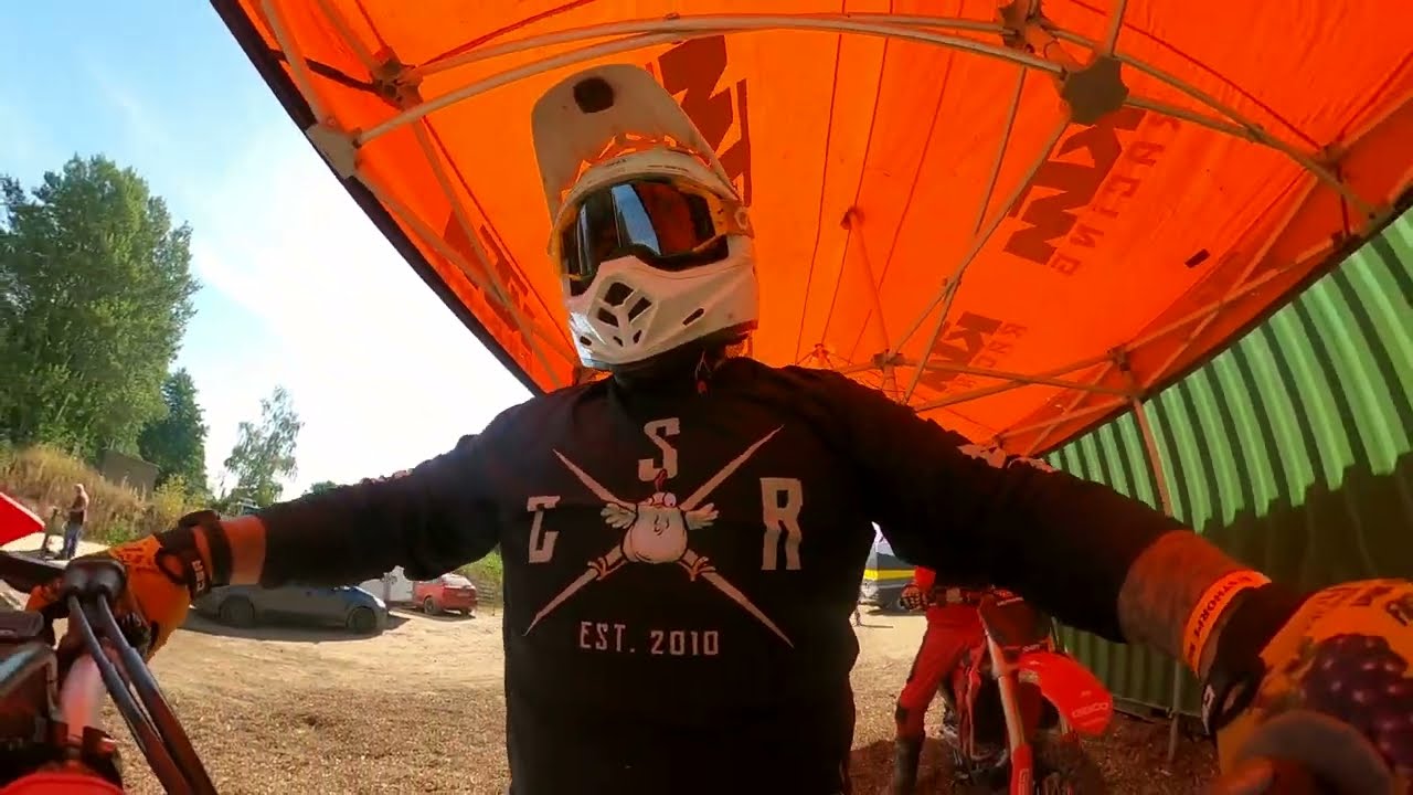 BESTHORPE MX TRACK ON A ENDURO BIKE - gas gas ec250f - ktm sxf250