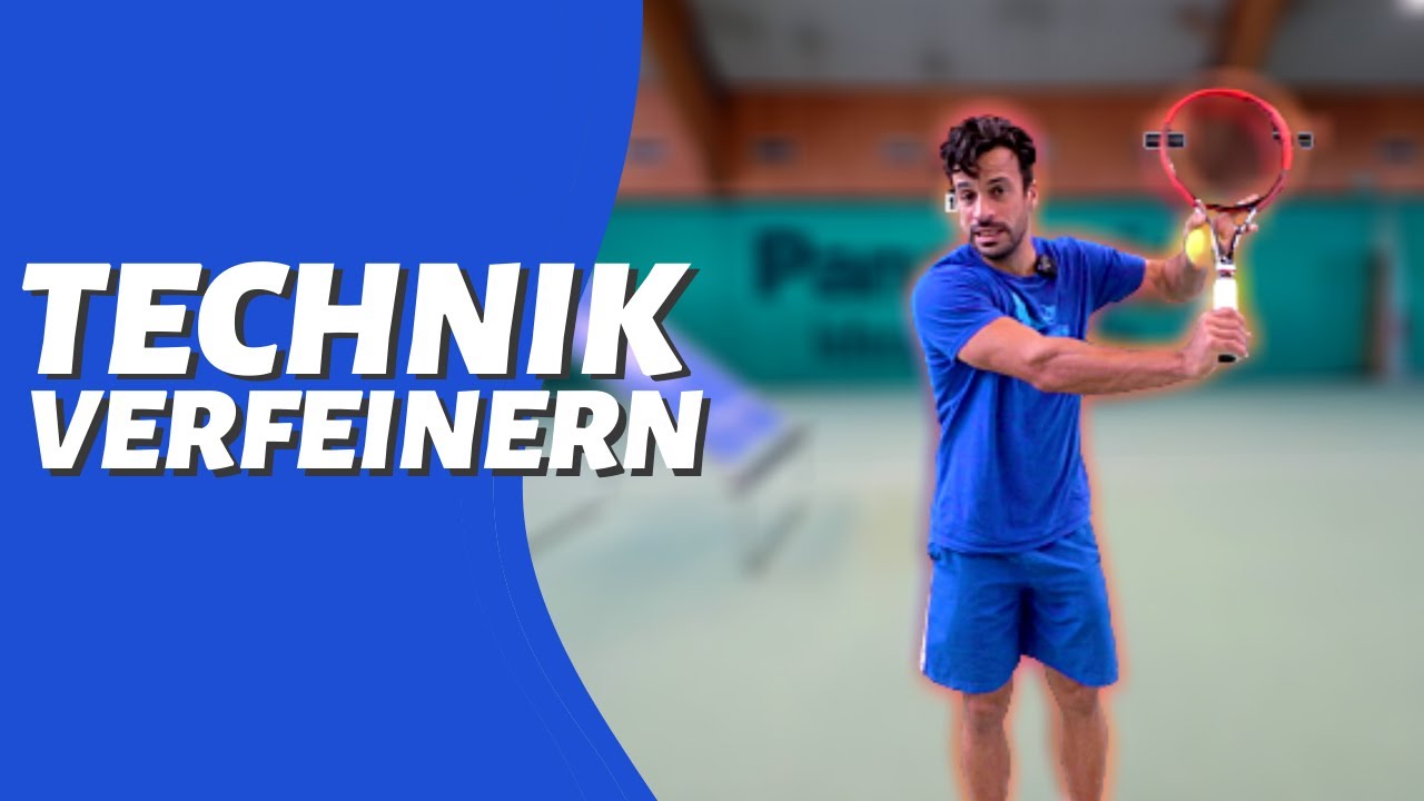Vorhand und Rückhand Technik ALLEIN verfeinern | MeinTennisGame.de