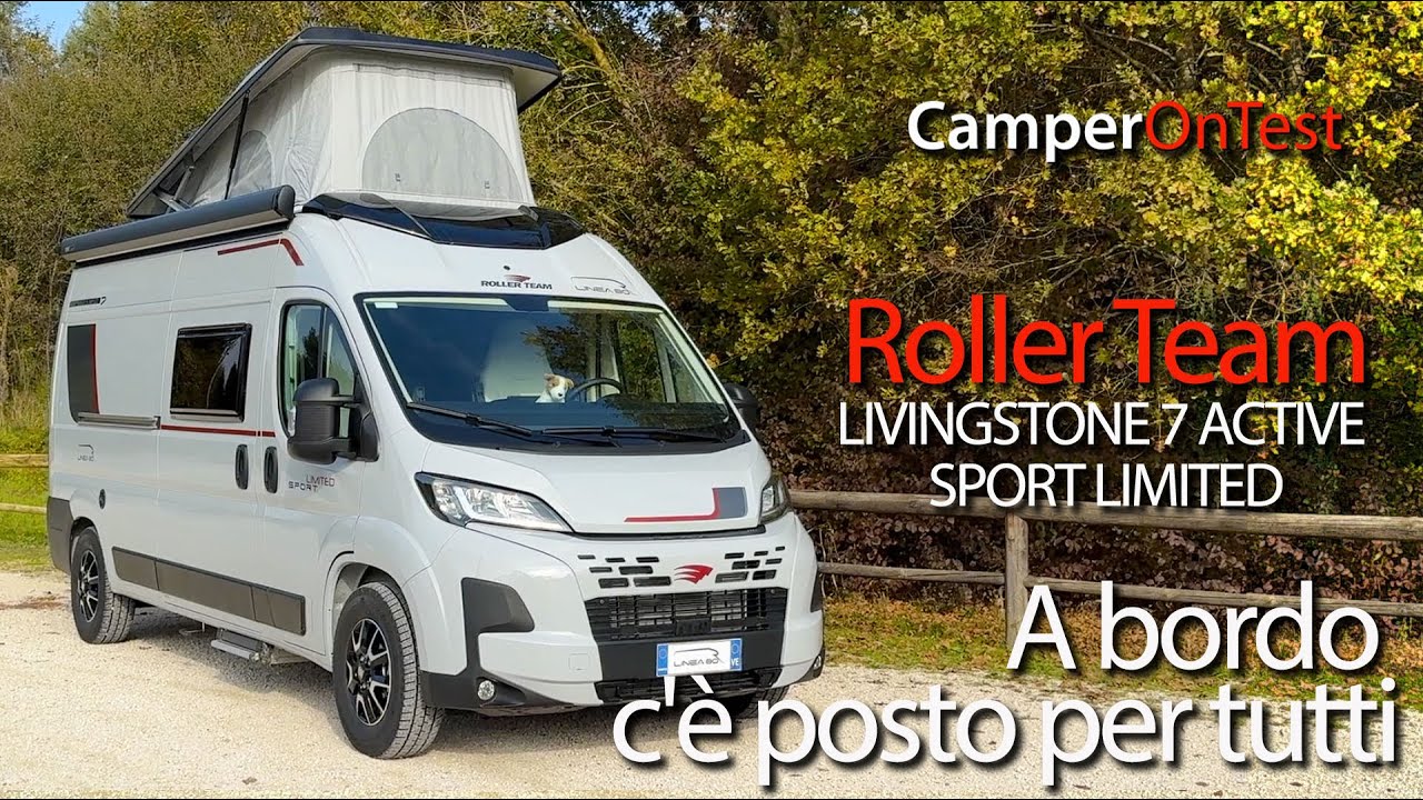 Roller Team Livingstone 7 Active: l'originale van full optional adatto anche a equipaggi numerosi