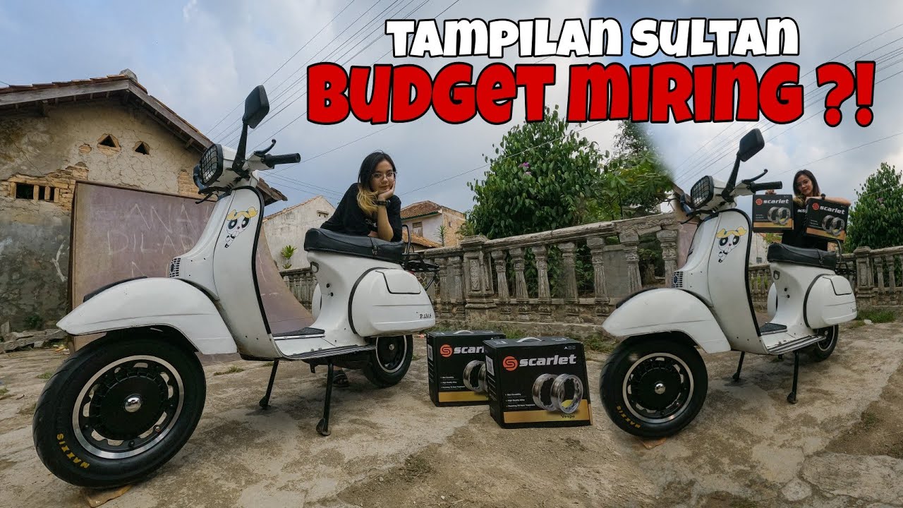 DIBAWAH 2 JUTAAN PENGEN TAMPILAN VESPA JADI HEDON⁉️ EMANG BISA⁉️