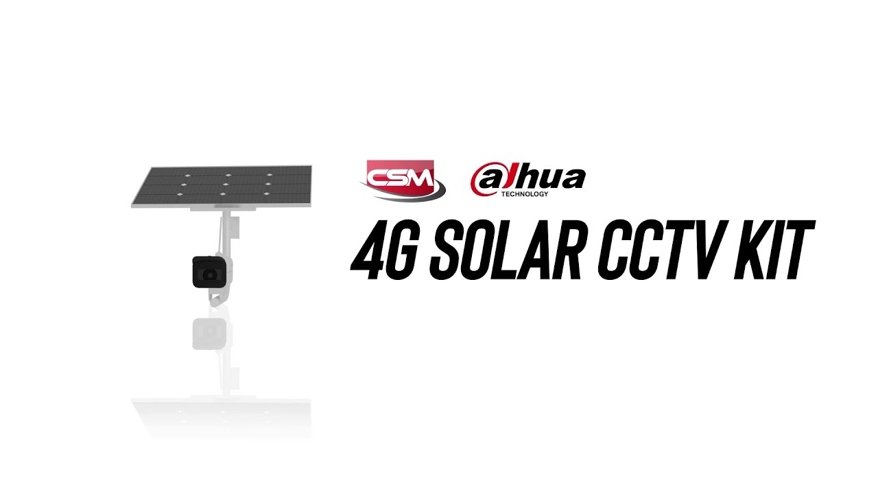 Dahua 4G Solar Kit Installation
