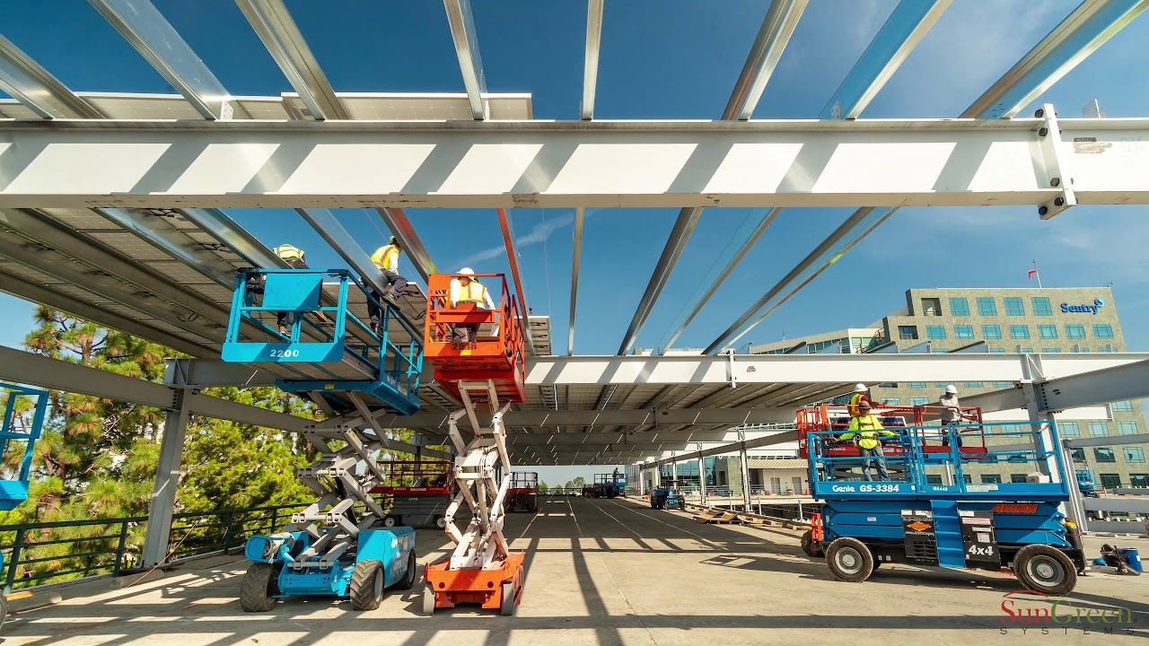 SunGreen Systems solar installation time lapse