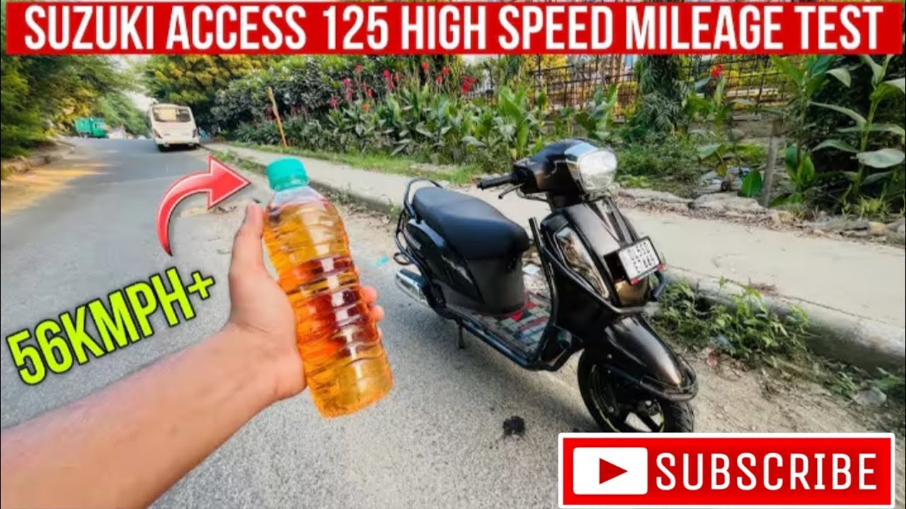 Suzuki Access 125 Bs6 Mileage Test | 70 Km ? || 1 Litar | Real Life Mileage Test | Shocking Result 🤯