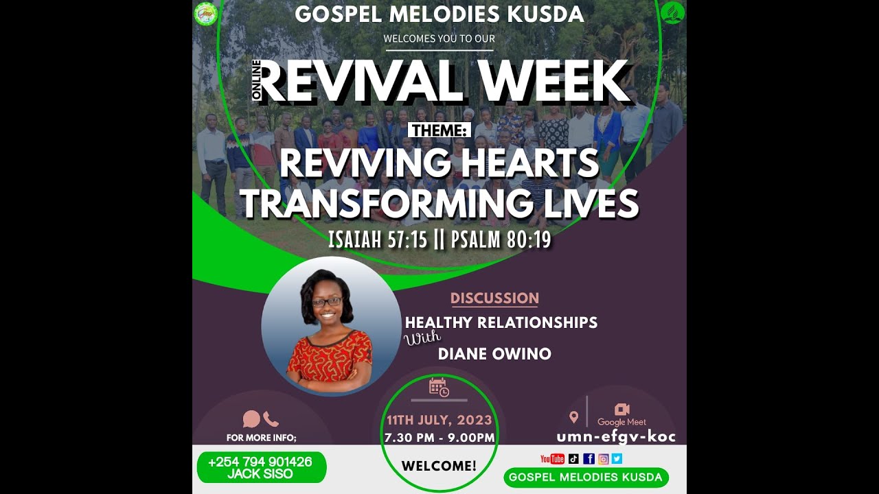 GM REVIVAL WEEK || DAY 3 || HEALTH RELATIONSHIPS || BY DIANE OWINO