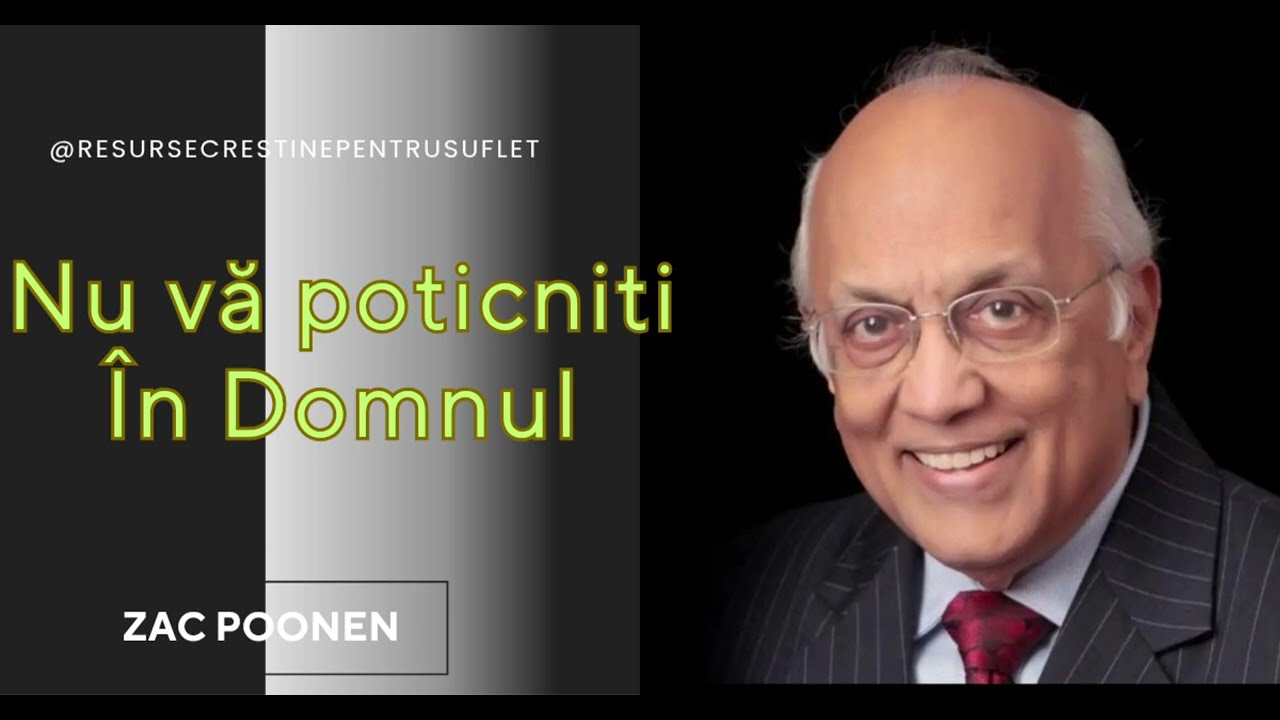 Nu vă poticniți în Domnul / Zac Poonen