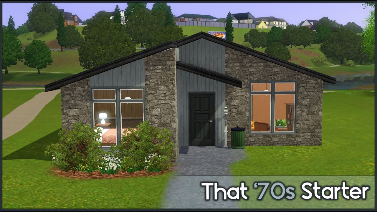 The Sims 3 Speed Building - That '70s Starter