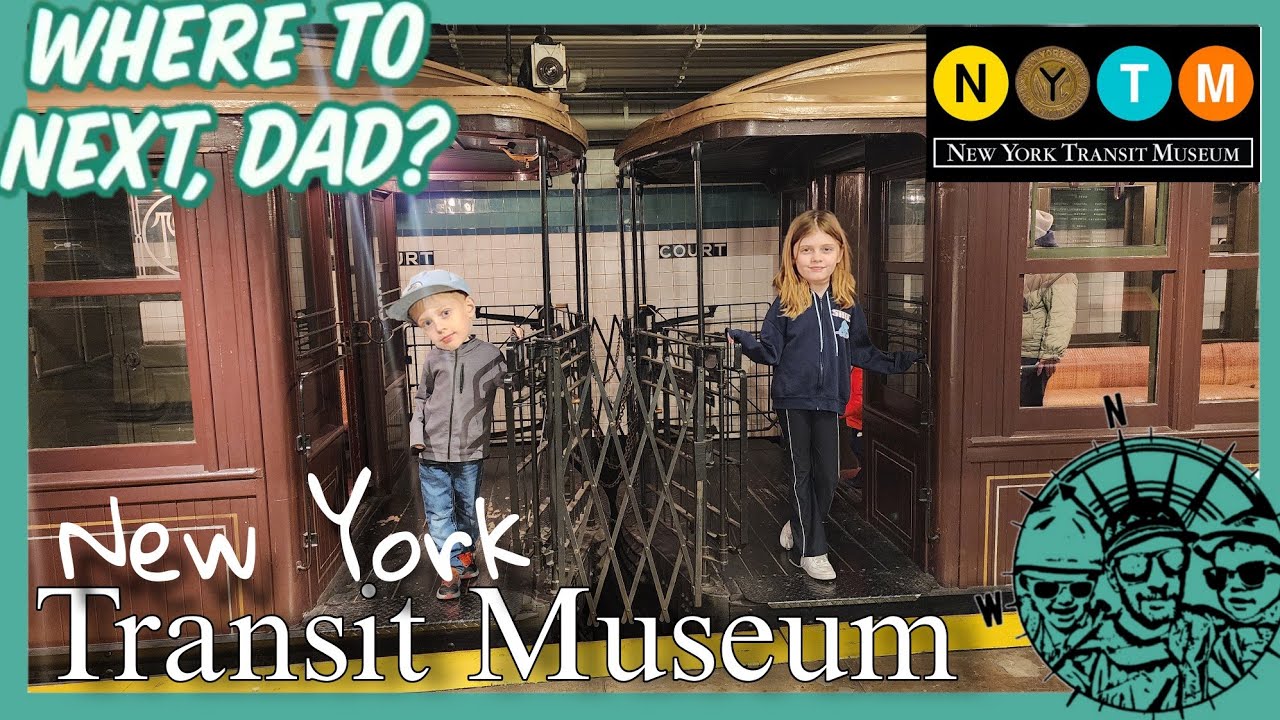 🧭 Visit to the New York Transit Museum | Old Subway cars in underground station turned into a museum
