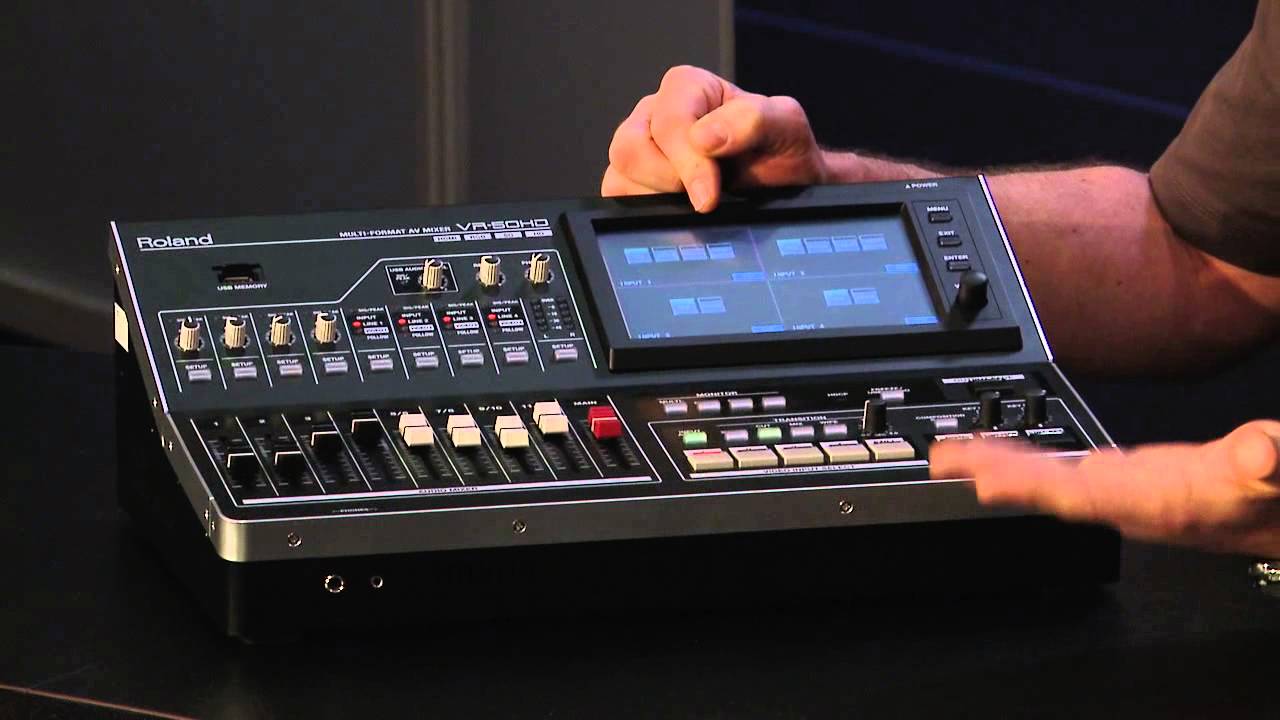 A USB Multi-Format Audio/Video Mixer from Roland