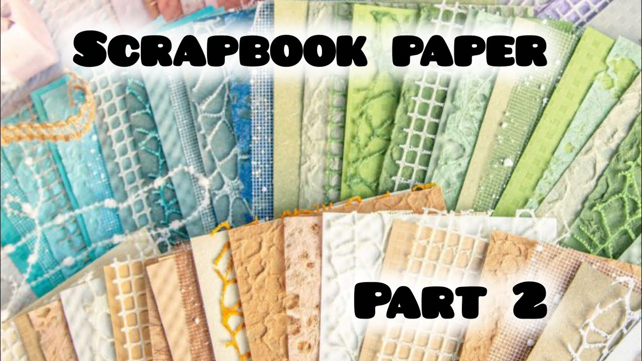How to make Pattern papers at home|Journal papers making|Scrapbook journaling|