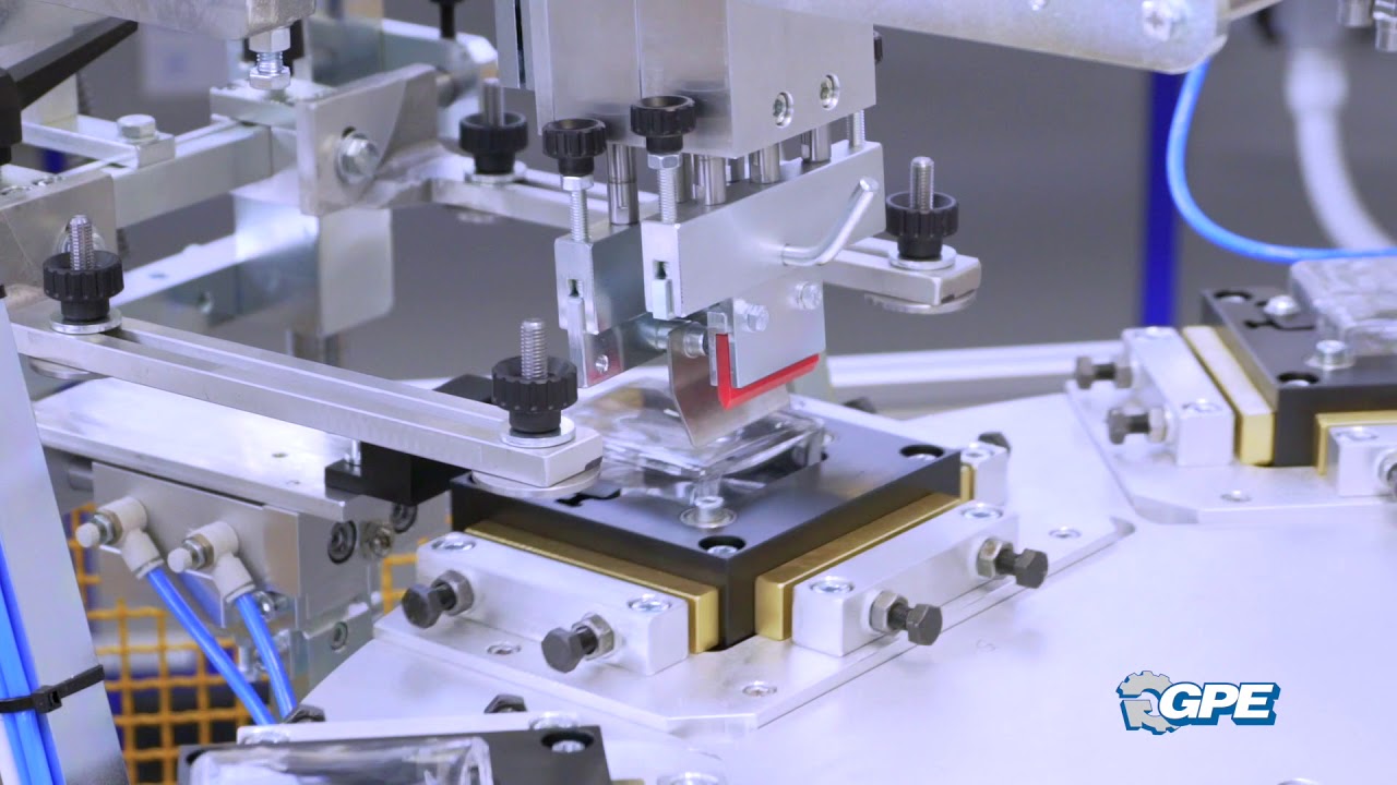 Screen Printing Machine for rectangular glass bottles
