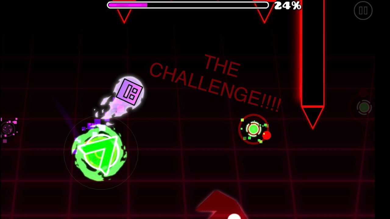 THE CHALLENGE | fake geometry dash! 
