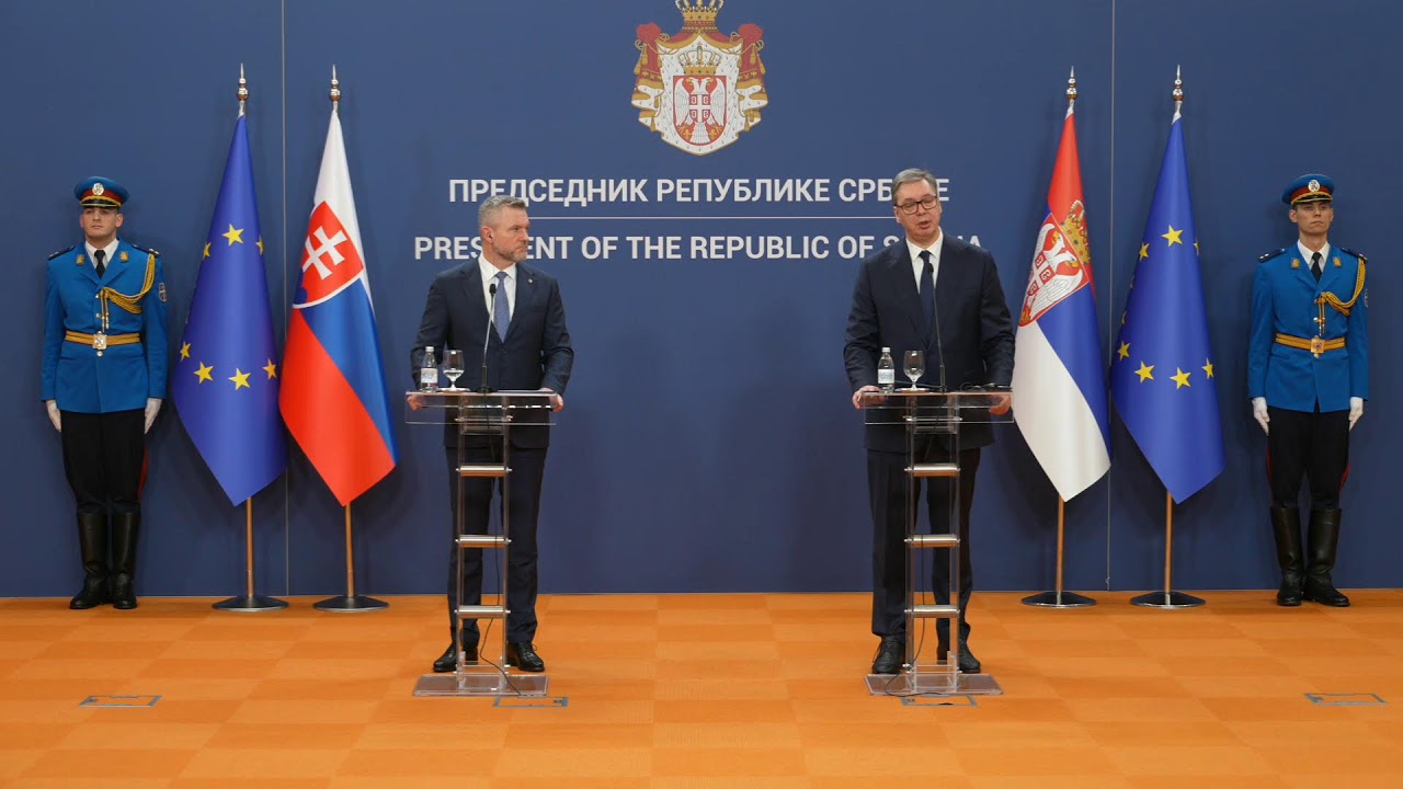 Spoločná tlačová konferencia so srbským prezidentom Aleksandrom Vučićom