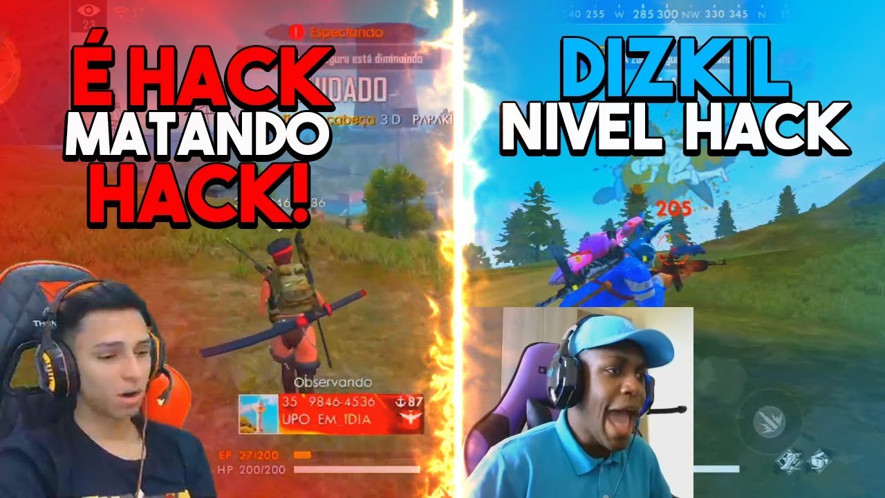 NOBRU ENCONTRA 4 HACKS EM UMA PARTIDA, DIZKIL EM OUTRO NIVEL (Melhores Clips)