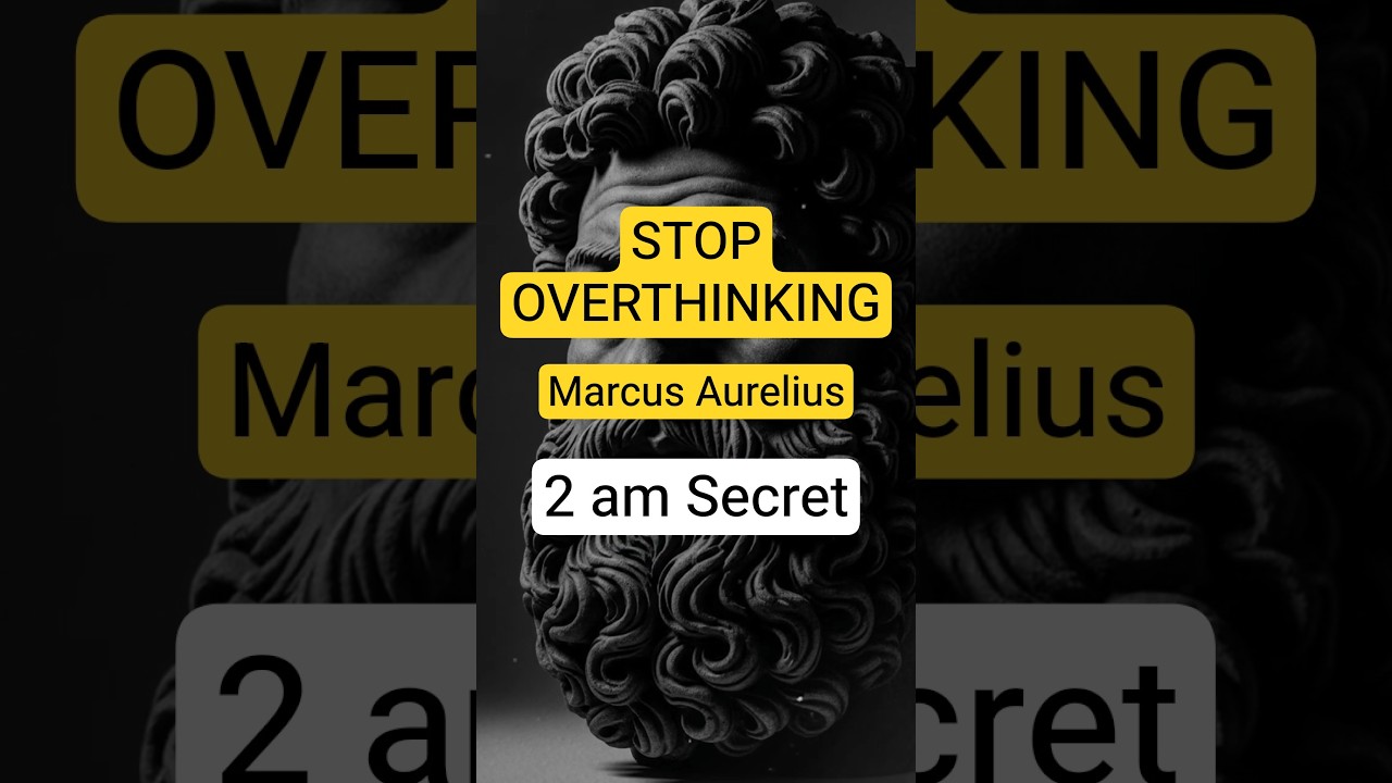 The Stoic Cure for Overthinking | Stoicism for Emotional resilience