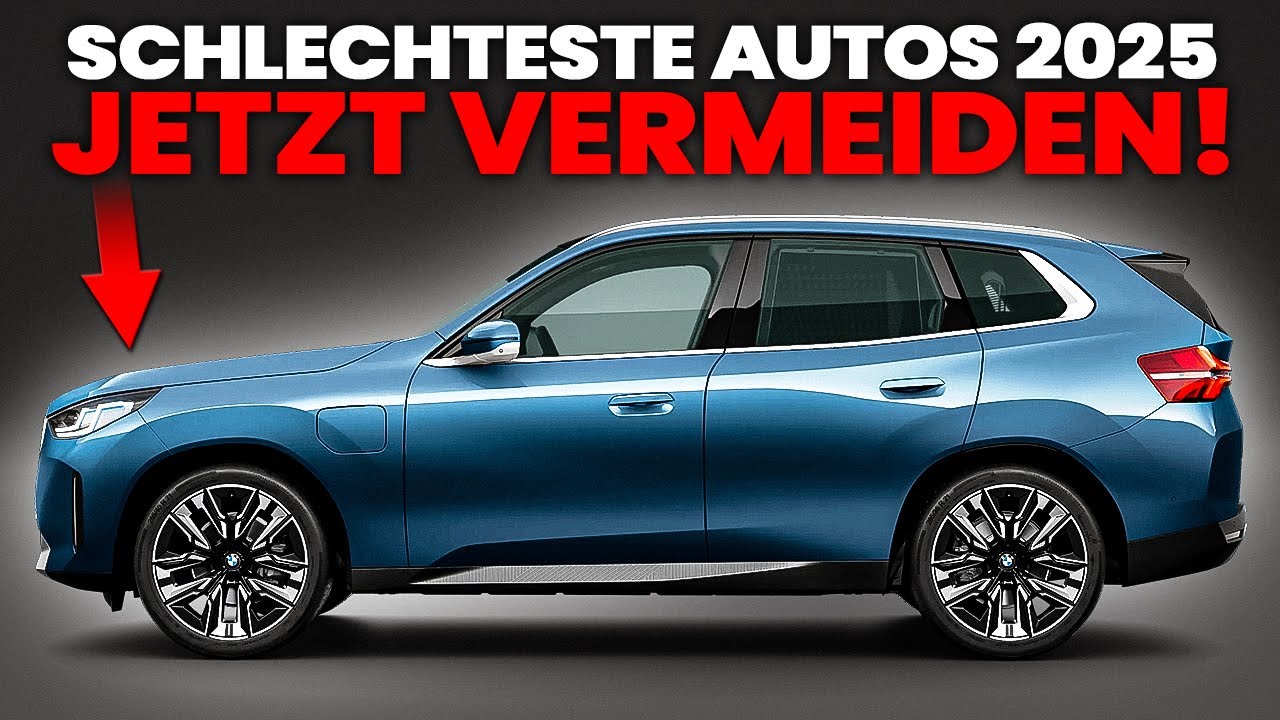 Die 12 SCHLECHTESTEN konstruierten Autos 2025: VERMEIDEN Sie diese um JEDEN Preis