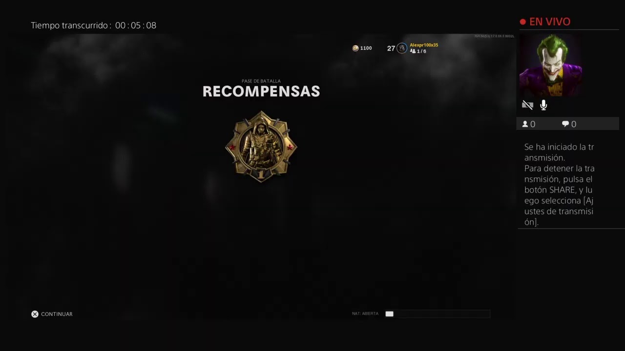 Transmisi&oacute;n de PS4 en directo de alexpr100x35