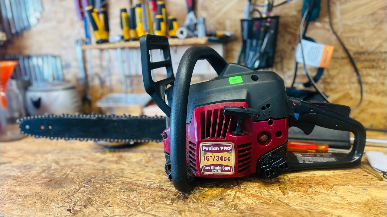 Poulan Pro PPB3416 - Auction Find - Will It Run?