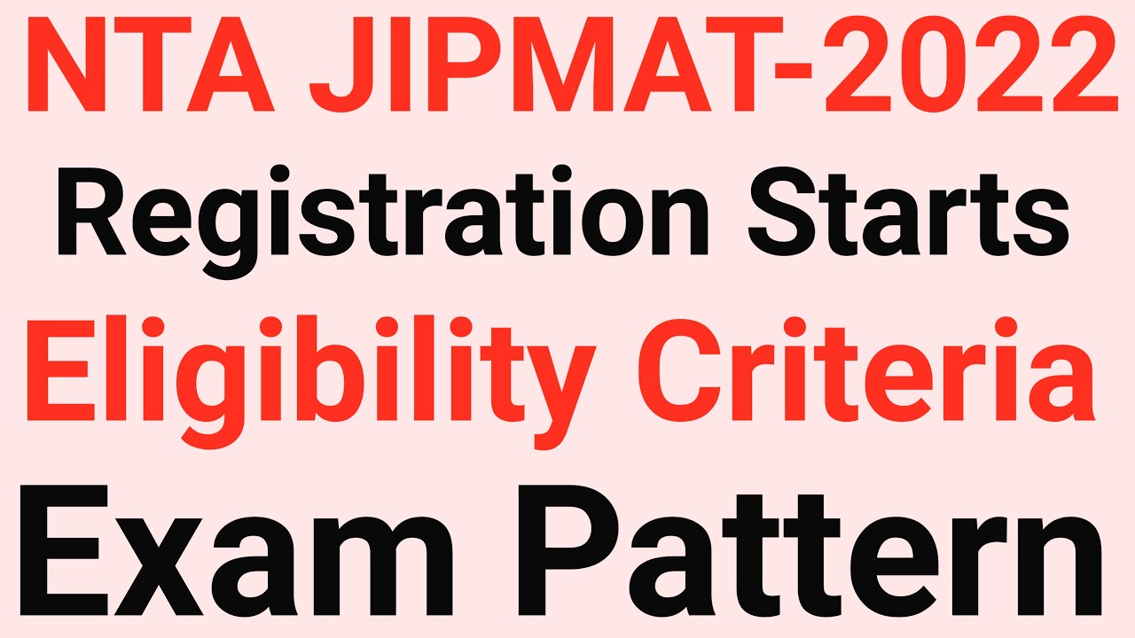 NTA JIPMAT 2022 REGISTRATION, JIPMAT 2022 REGISTRATION, jipmat 2022 registration hindi