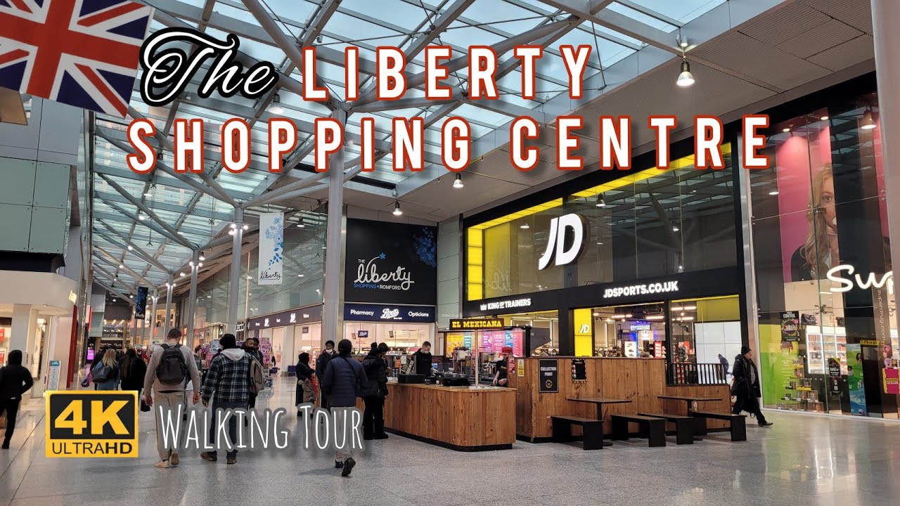 [4K] 🇬🇧 [London Walk] - The Liberty Shopping Centre in Romford