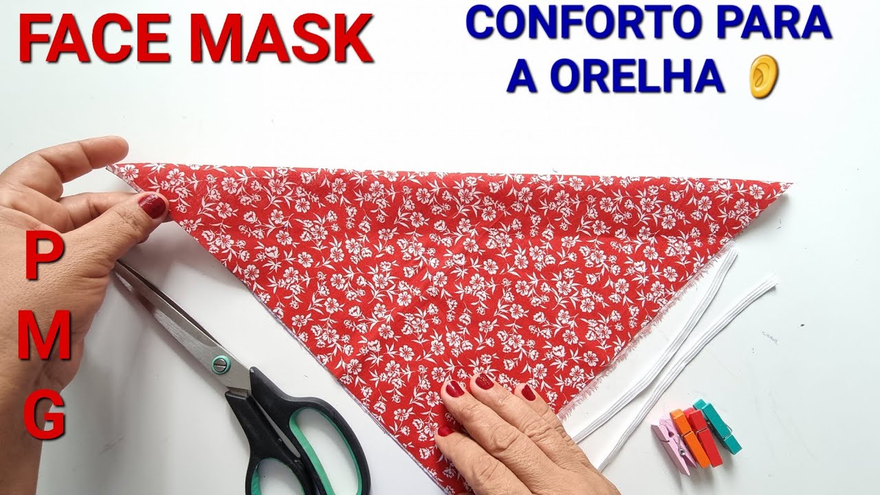 MASK😷MASCARILLA A MÁSCARA BONBASTICA NÃO  MACHUCA A AORELHA 2022 C/ 3 MEDIDAS TECIDO POUCA COSTURA!
