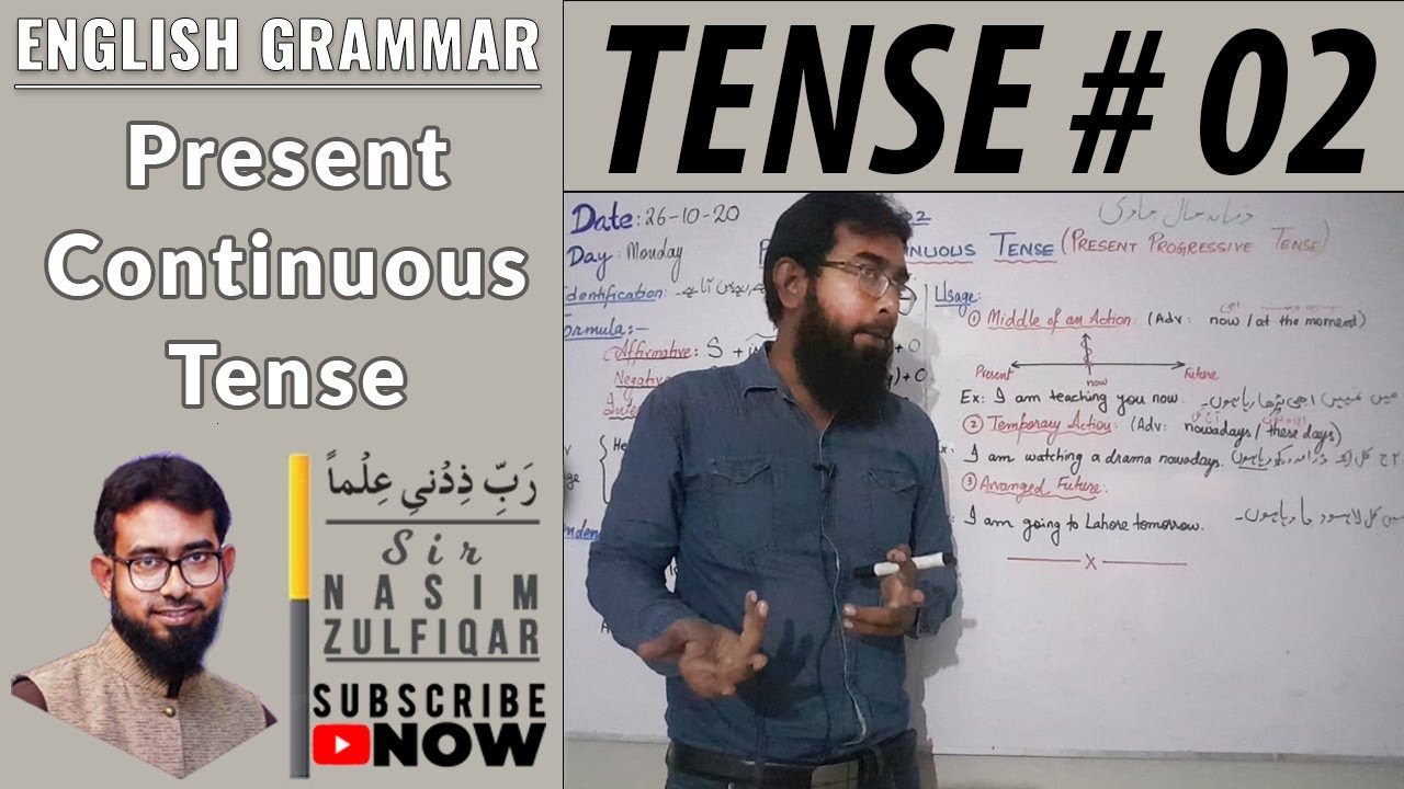 Present Continuous Tense | Tense # 02 | Sir Nasim Zulfiqar