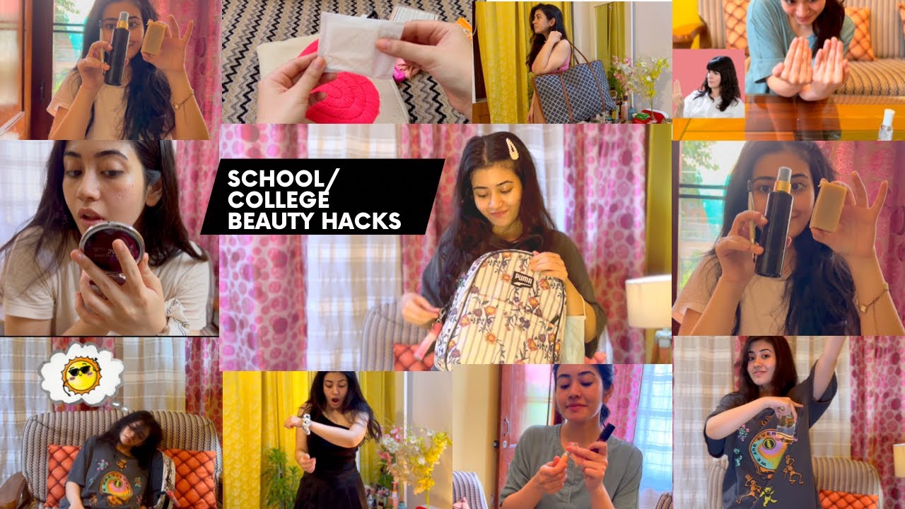 10 Amazing Teen School/College Lifestyle & Beauty Hacks you must know |Shef #hacks #beauty #skincare