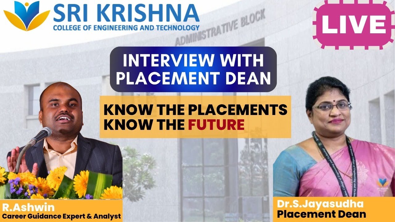 SKCET | TOP COLLEGES with SUPER PLACEMENTS | INTERVIEW with Placement Dean Dr.S.Jayasudha Subburaj