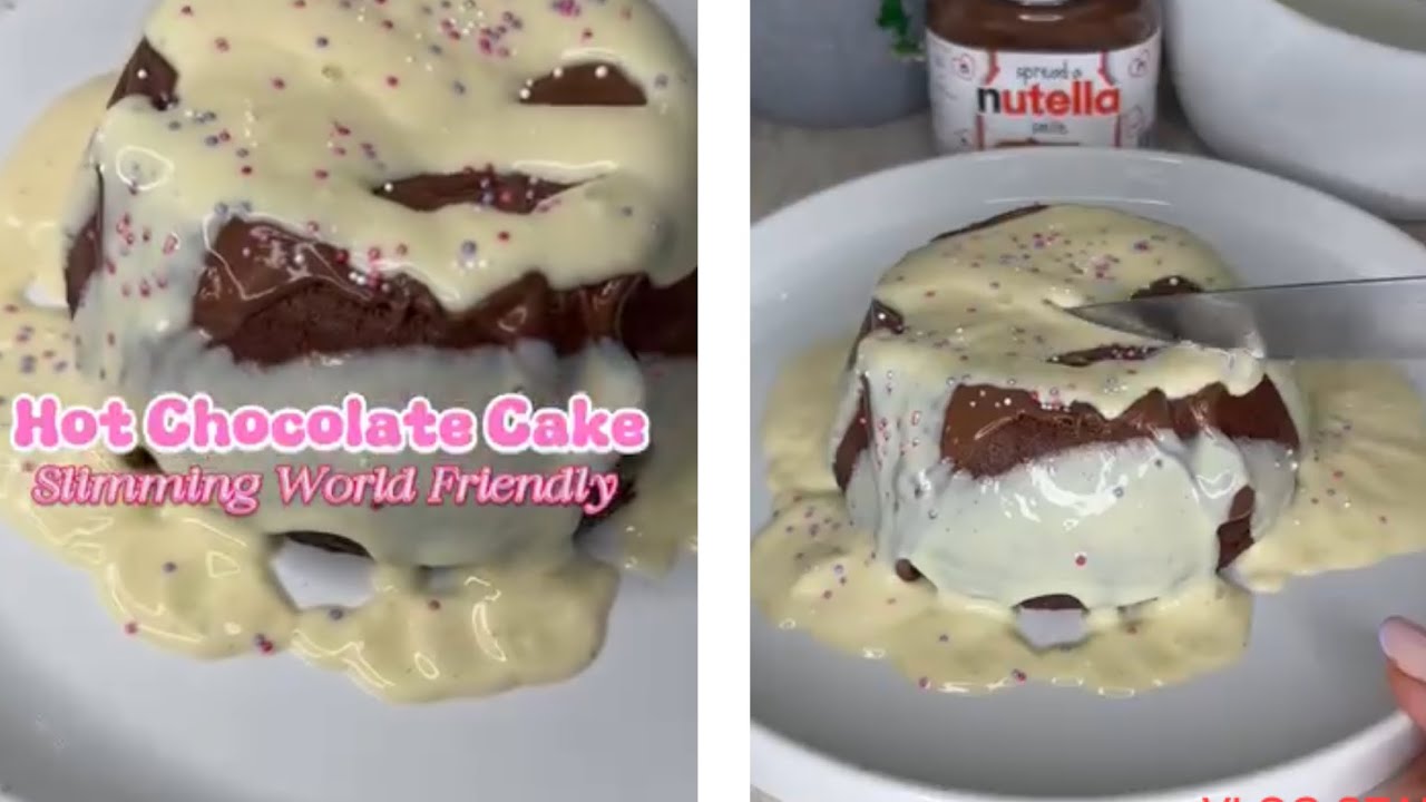 Hot chocolate cake / Slimming world edition