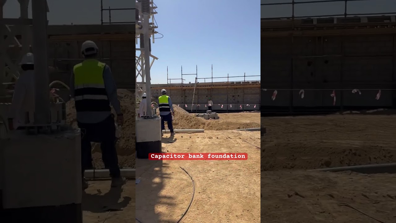 #capicatorbanksfoundation #foundations #concretefoundations #electricalengineering  #neomjobs