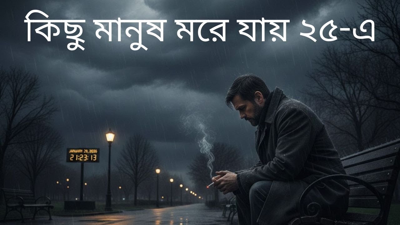 Kichhu Manush More Jay 25 e (কিছু মানুষ মরে যায় ২৫) এ | Heart Touching Song |#Broken#hearttouching