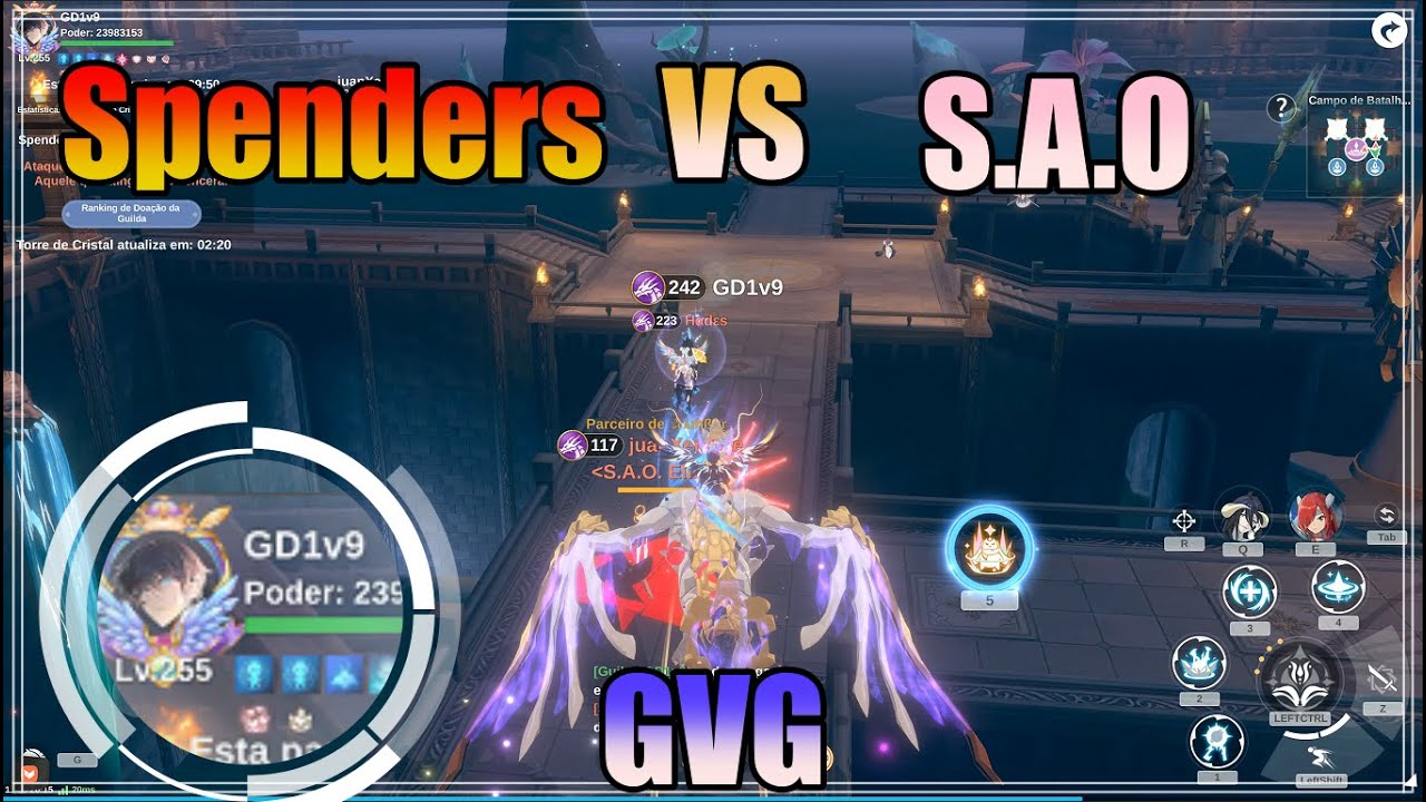 GD1v9 - Легенда о Неверленде - GVG (Спендерс против S.A.O.)