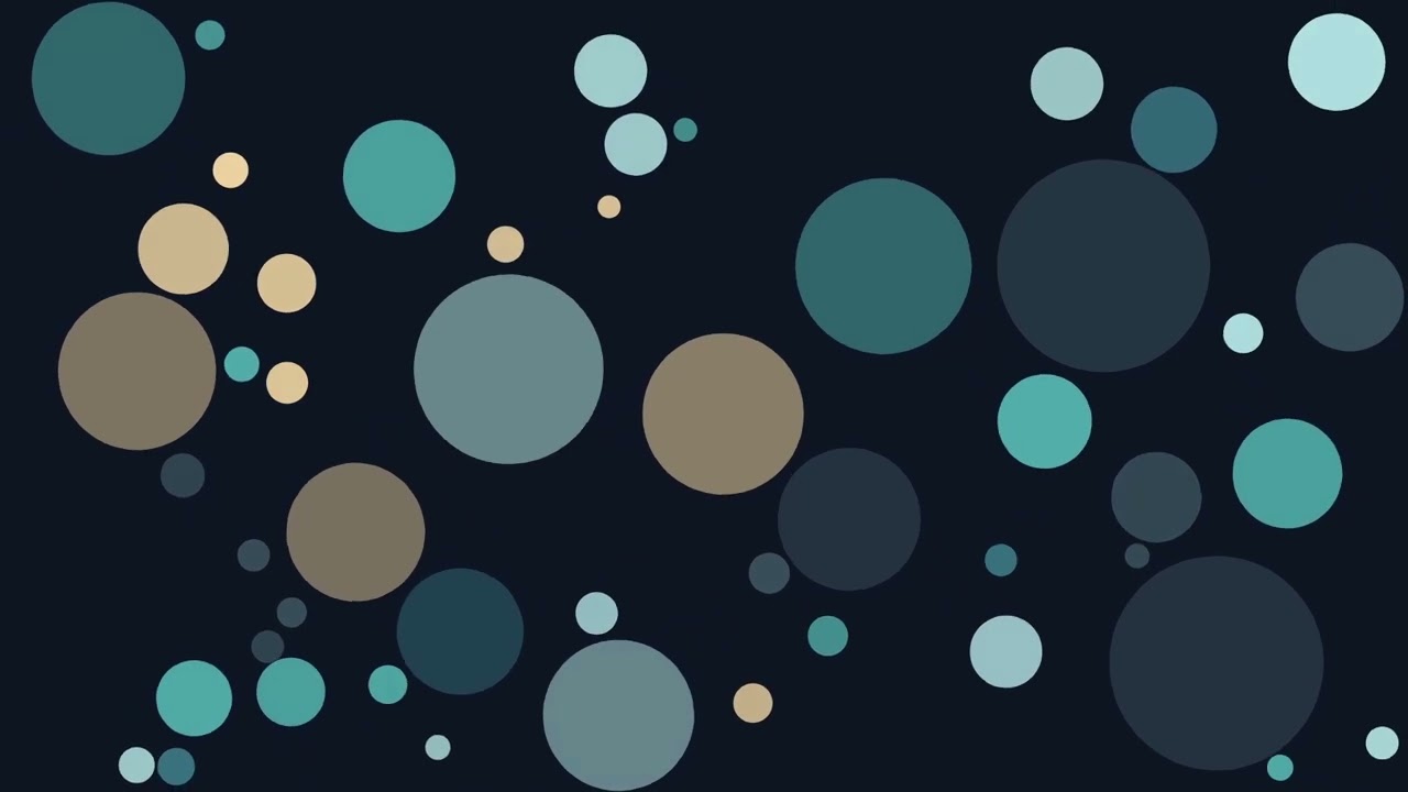 noisy circles v03c (30 minutes): morning snow palette, slow pulsing (ambient)