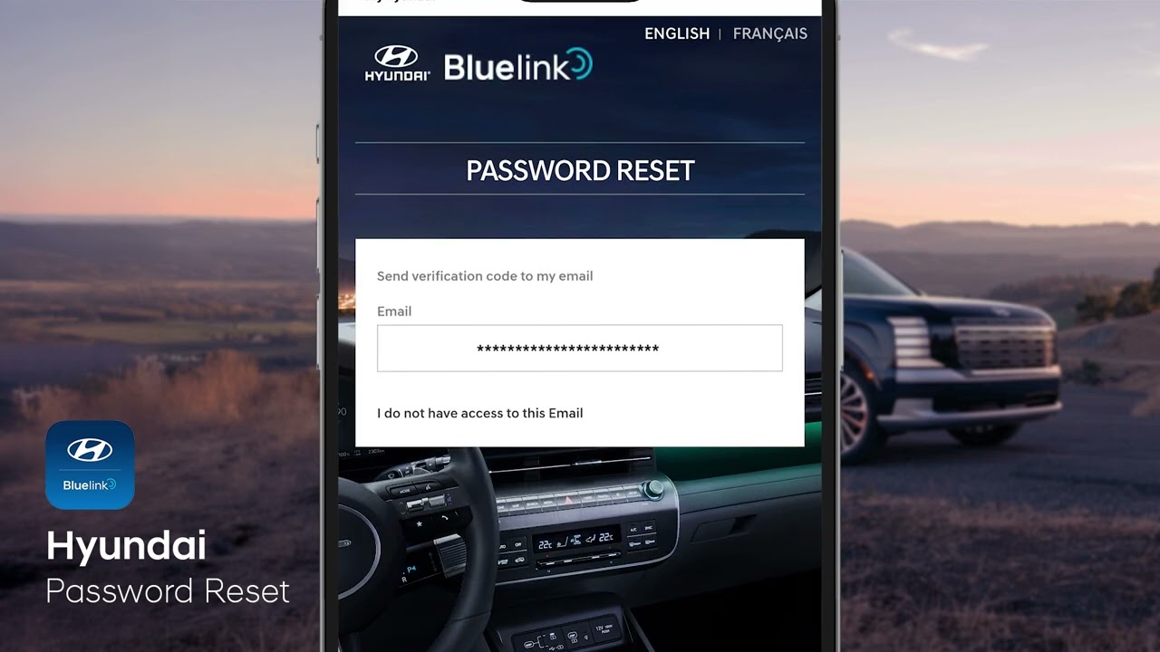 Как сбросить пароль Bluelink | MyHyundai с Bluelink