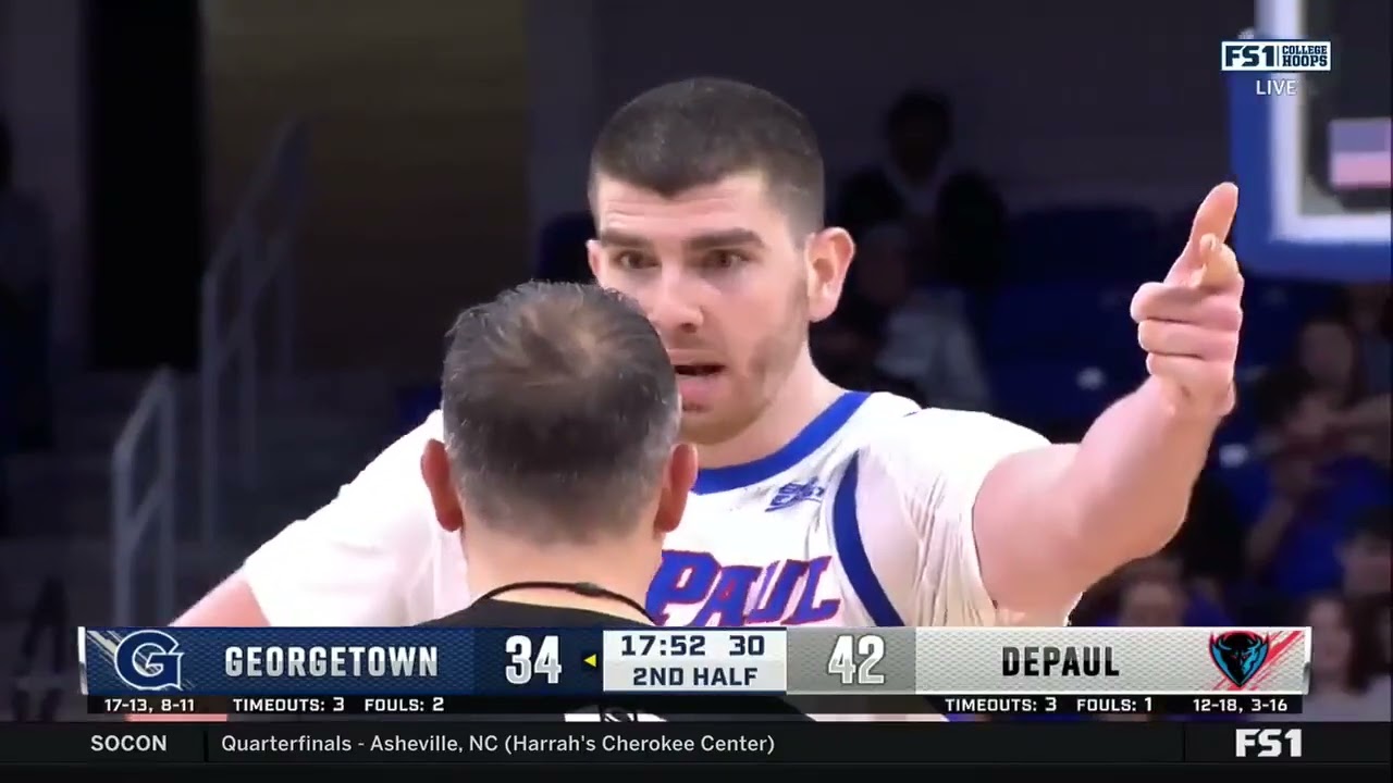 DePaul Men's Basketball vs. Georgetown Highlights