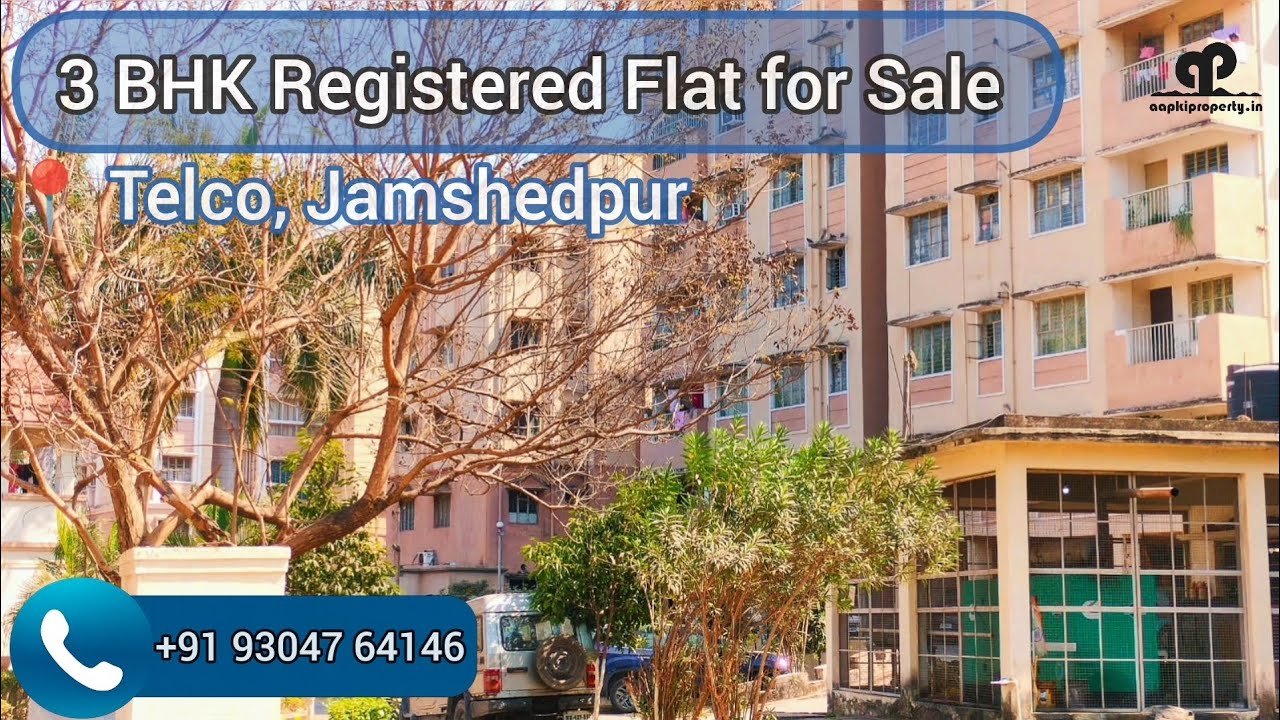 🔥 3 BHK Registered Flat for Sale in Telco | 1365 Sqft | Lift + Parking | Bank Loan Available 💥