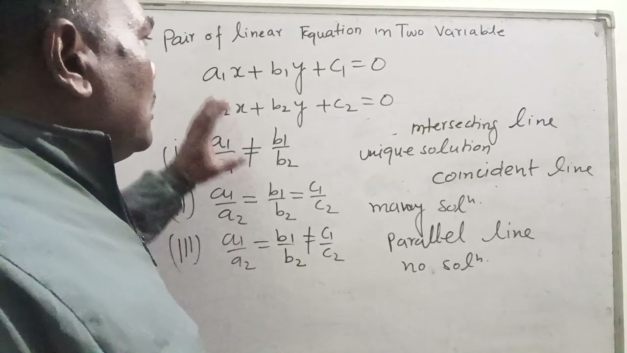 Pair of linear equations in two variables.board exam 