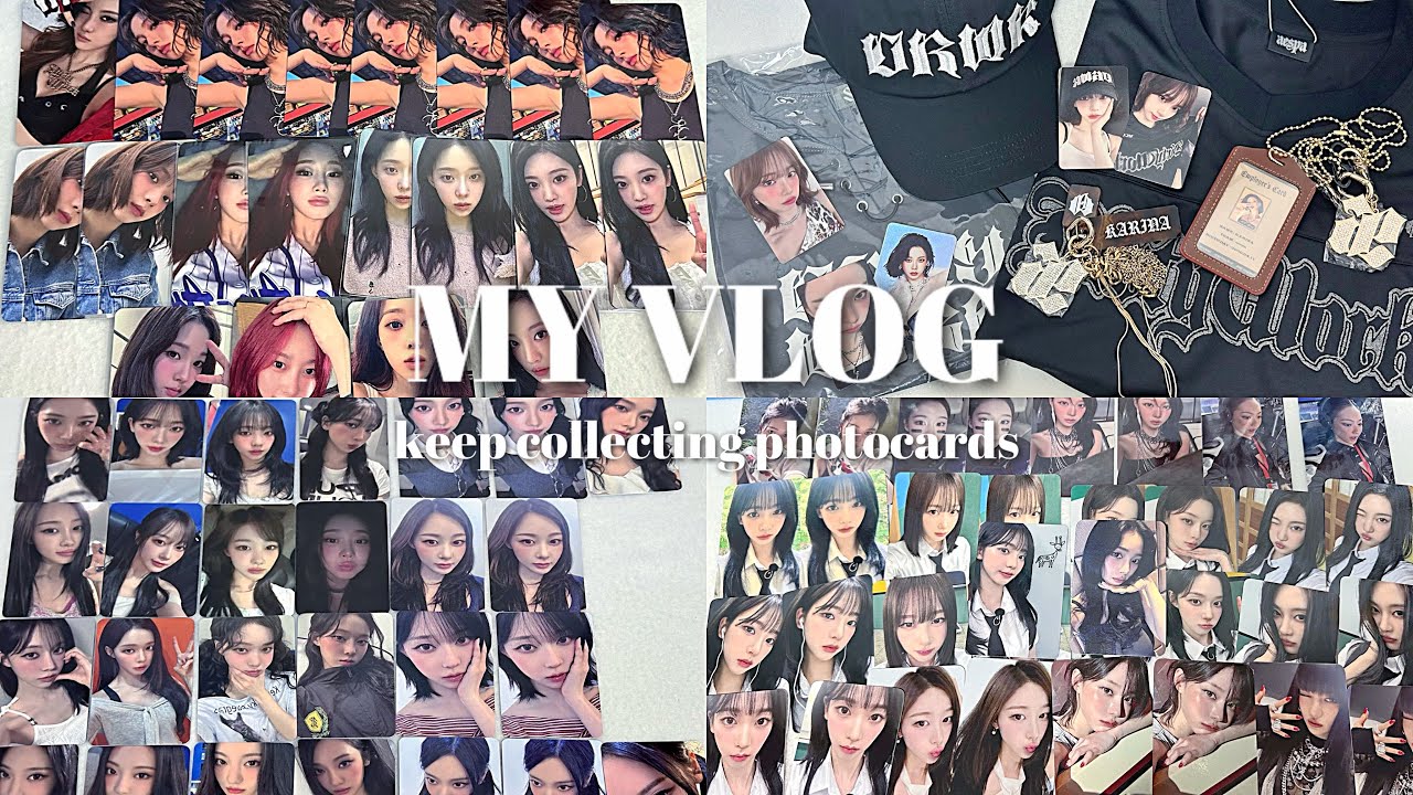 【MY VLOG】#20 トレカが無限に増え続ける😥| aespa 에스파 마이로그 앨범깡 | 開封動画 アルバム開封 |