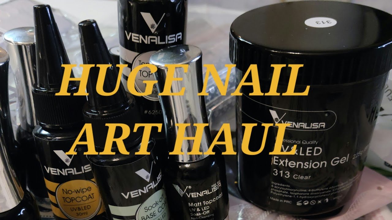HUGE NAIL ART HAUL VENALISA PRODUCTS - 39 SHEIN NAIL PRODUCTS & ALIEXPRESS  NAIL SUPPLIES