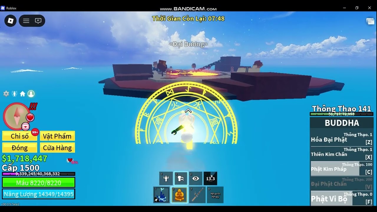 Roblox Blox Fruits đi raid flame (Full cutscene)   