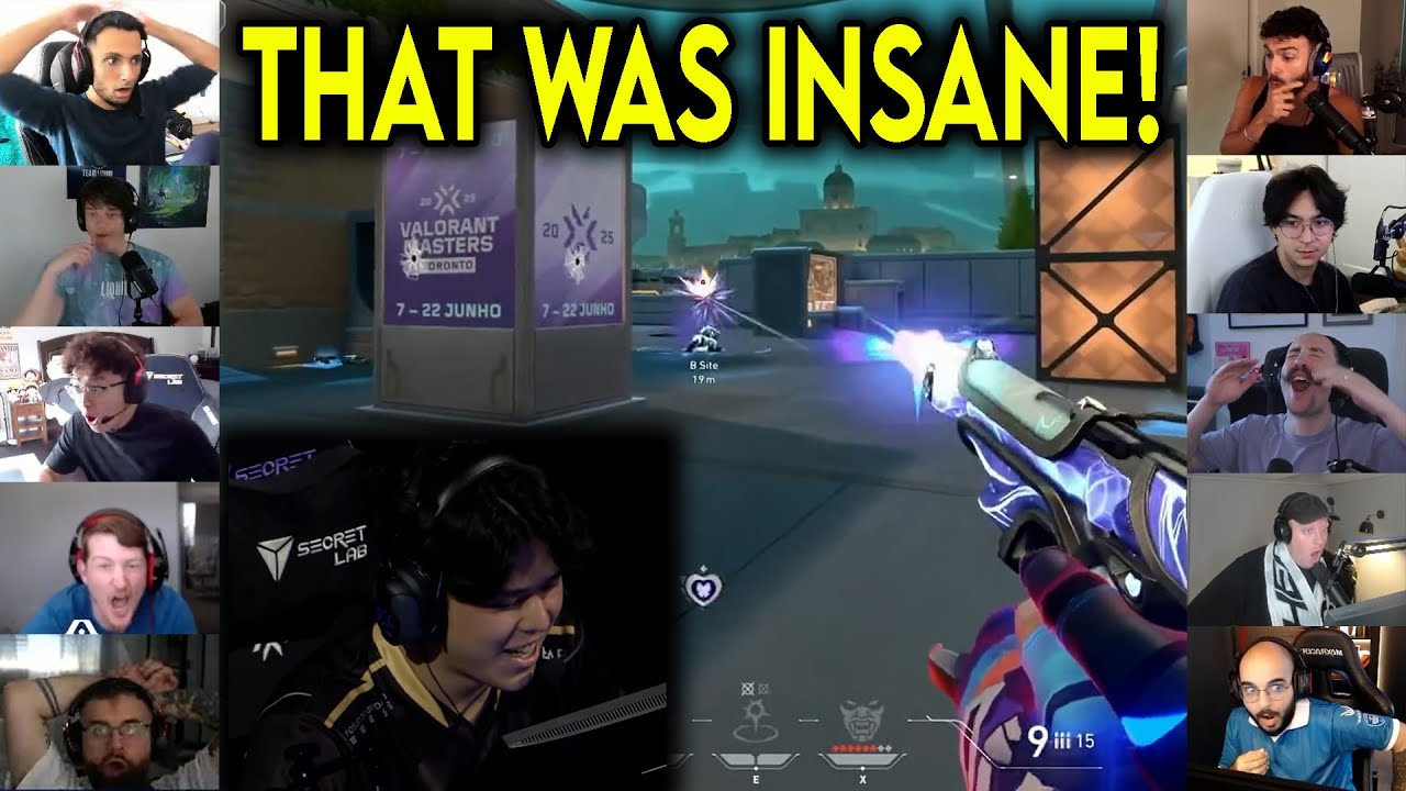 Valorant Streamers Reacts To WOL Juicy Insane ACE Against TH In Masters Toronto