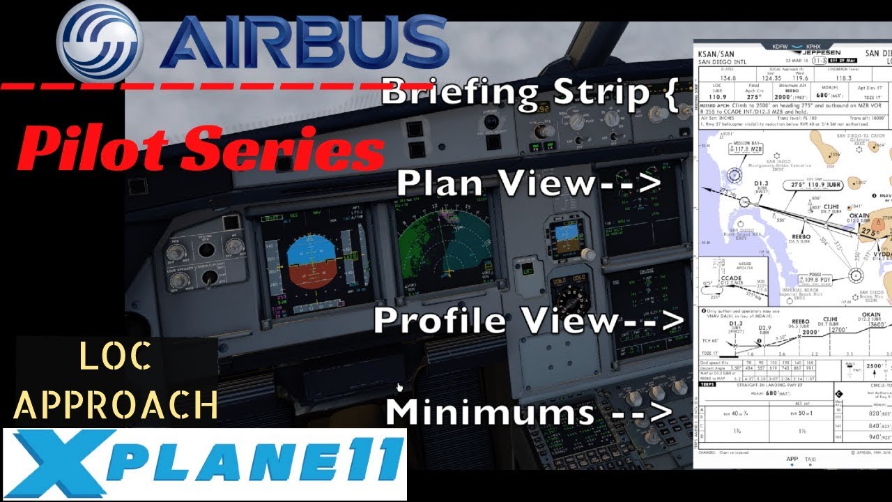 I Airbus Pilot Series I Real World LOC Approach Procedures