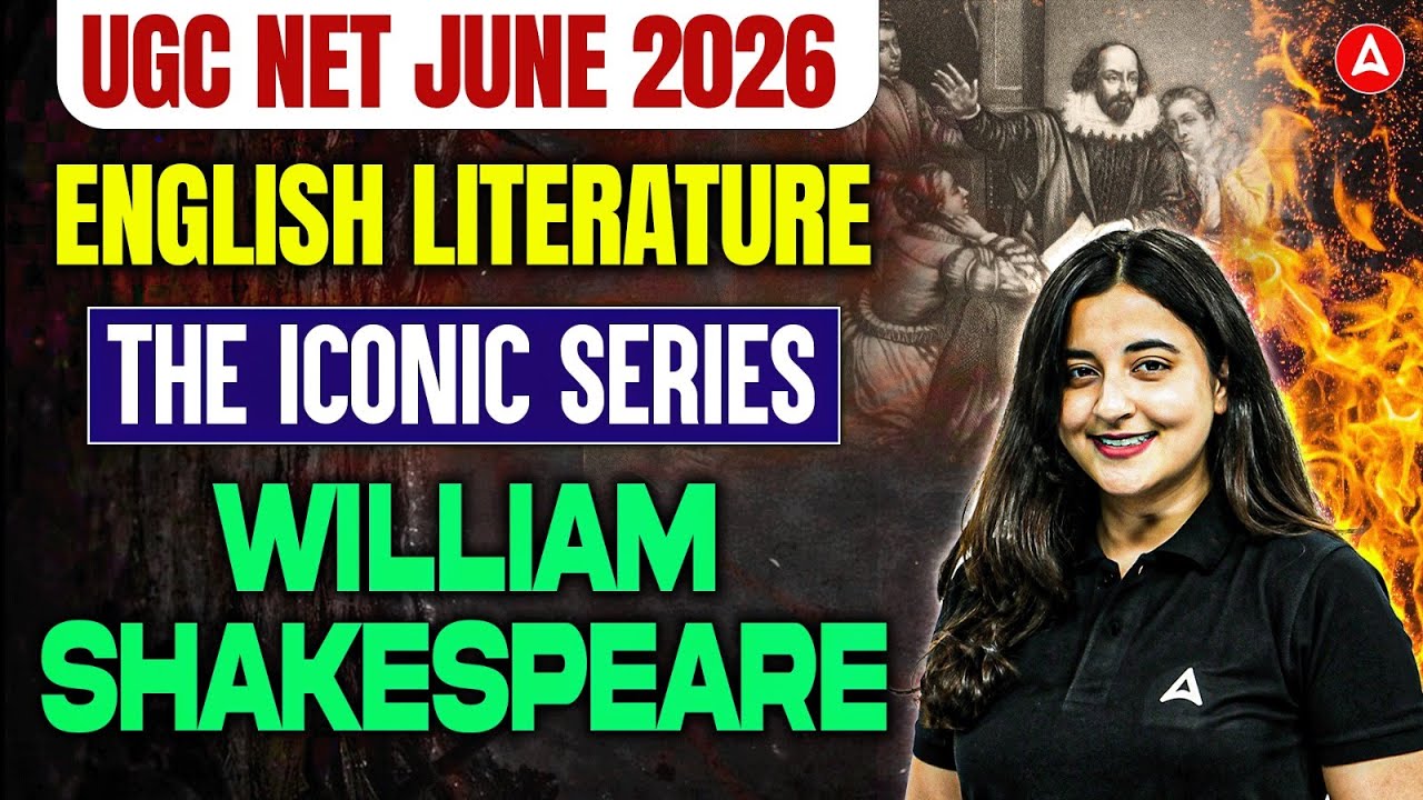 UGC NET English Literature | UGC NET English William Shakespeare |The Iconic Series By Aishwarya Mam