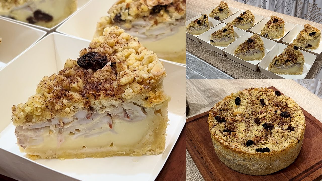 Sekarang ga perlu beli! Modal 5000an/slice jadi Klapertart Cake ala Starbuck yang renyah & creamy