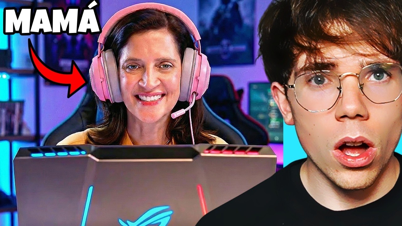 Esta MADRE se Hizo GAMER por Su HIJO - Awita Reacciona