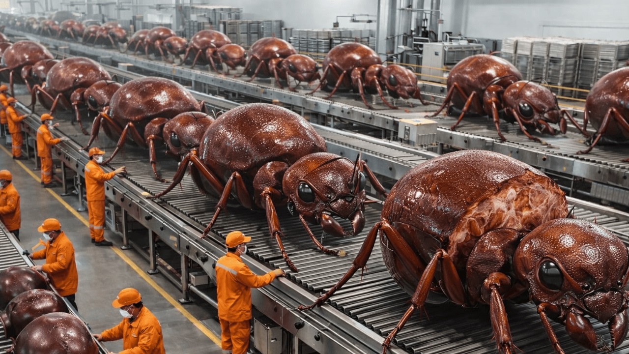 From Ants to Protein Food (Full Process)