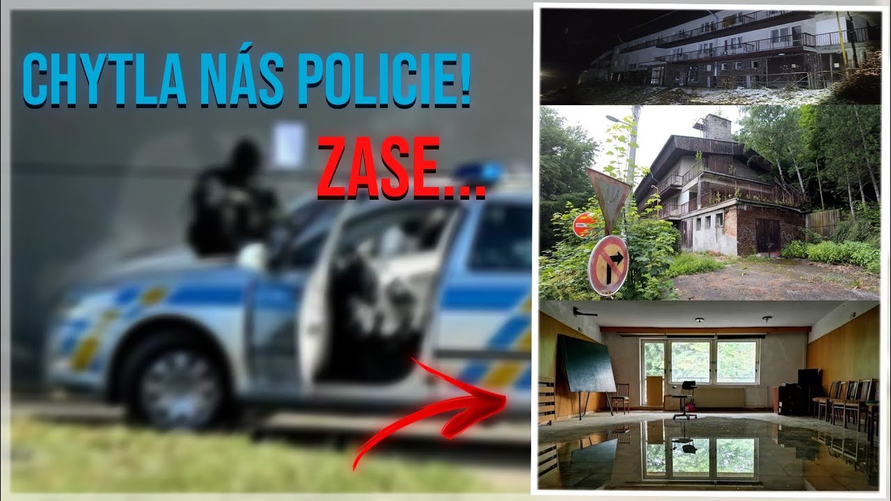 OPUŠTĚNÝ ZACHOVALÝ HOTEL😯 CHYTLA NAS SECURITY I POLICIE?😳